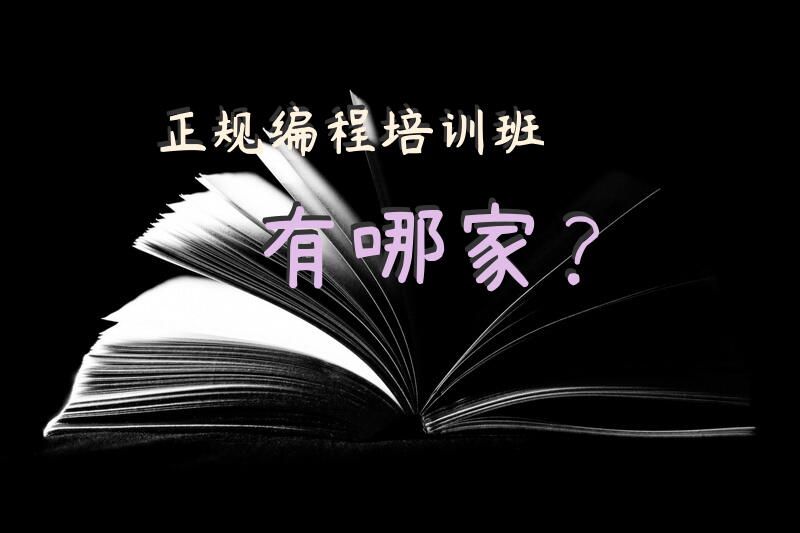 正规编程培训班有哪家？