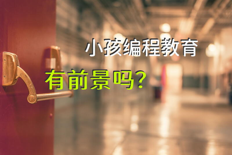 小孩编程教育有前景吗？