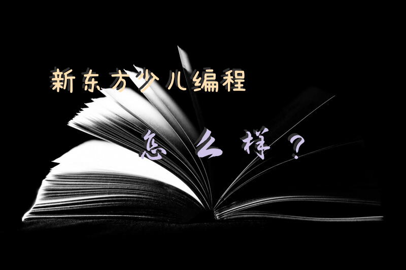 新东方少儿编程怎么样？