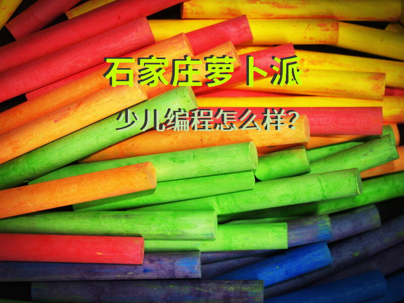 石家庄萝卜派少儿编程怎么样？