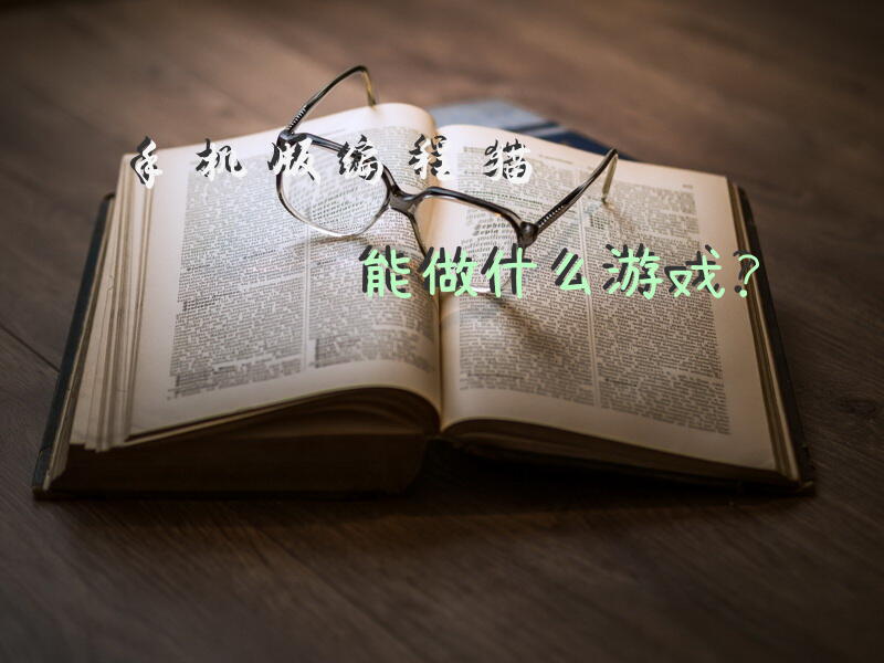 手机版编程猫能做什么游戏？