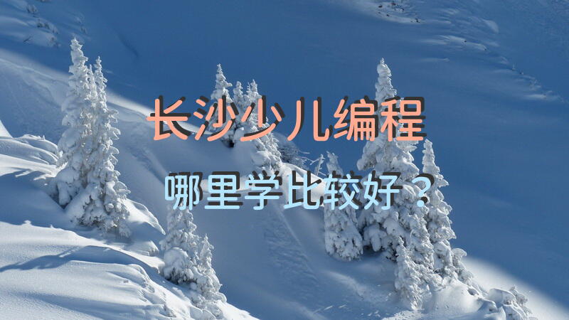长沙少儿编程哪里学比较好？