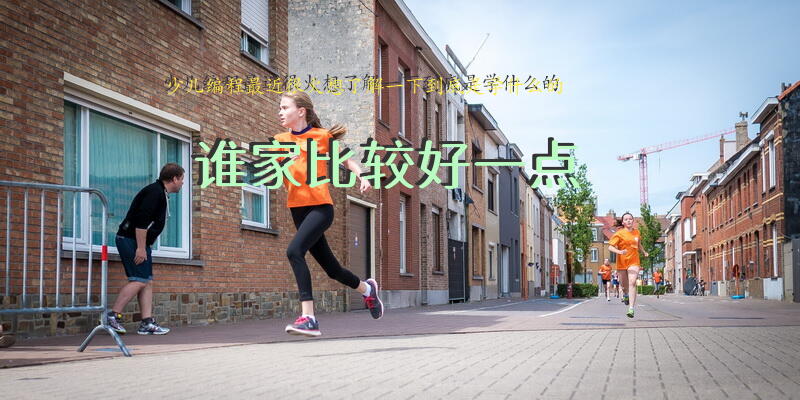 少儿编程最近很火，想了解一下到底是学什么的？谁家比较好一点？
