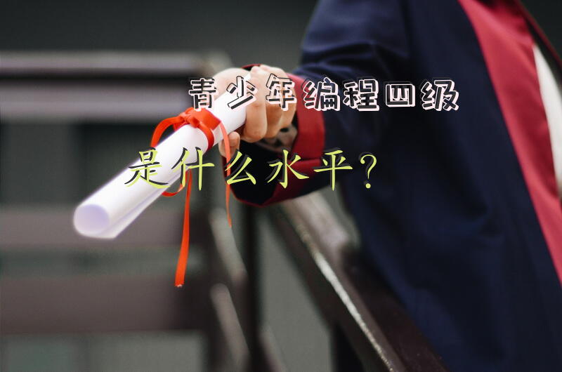 青少年编程四级是什么水平？